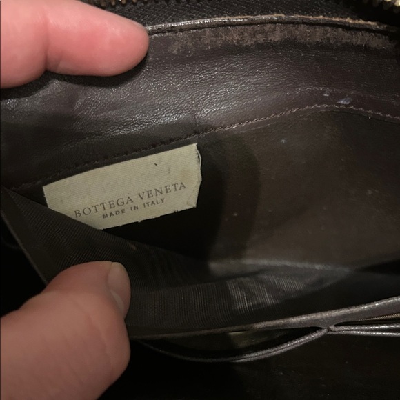 Bottega Veneta Dark Brown Woven Wallet - Picture 8 of 11